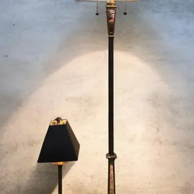 “Robert Abbey” - Mercury Glass Lamp Duo… Add Some Sophistication!