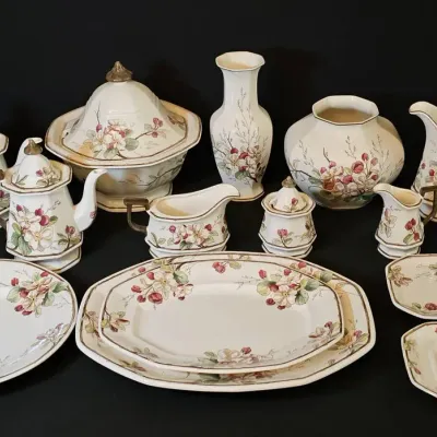 Collector's Dream: Large Villeroy & Boch "Portobello" Porcelain Holloware... Hosting Ensemble!
