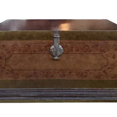 “Arhaus Furniture” Statement Coffee Table/Chest… Old-World Craftsmanship!