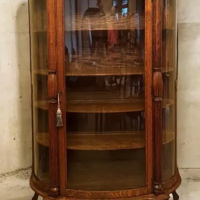Charming Antique Display Cabinet… Great Shape w/ Timeless Elegance