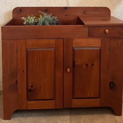 Solid Pine Wash Stand… Charming Appeal!