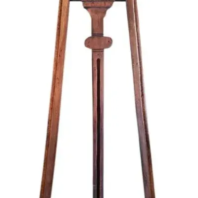 Victorian Rococo Revival Style Carved Mahogany Display Easel