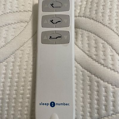 Sale Photo Thumbnail #388: That is composed of two twin mattresses that are independently controlled by remotes
Also includes the tweed bedframe and platform that moves bed up and down
Both sides seem to work as should
And all the fancy bedding as pictured