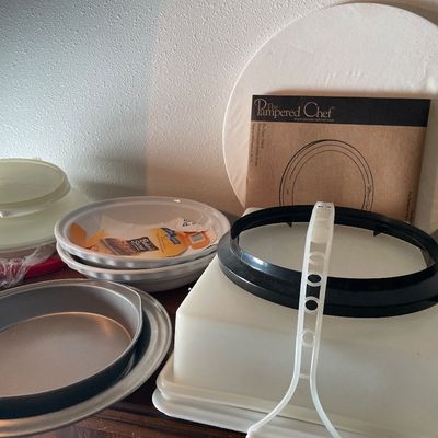 Sale Photo Thumbnail #632: Crust shields, plates and storage
