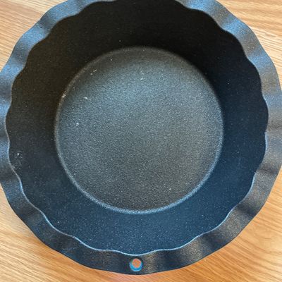 Sale Photo Thumbnail #122: Includes 2 cast iron 9 inch pie plates