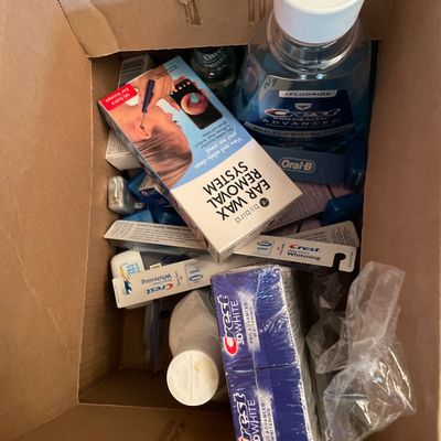 Sale Photo Thumbnail #437: Includes soaps, lotions, organizer, blood pressure,, tooth care and more