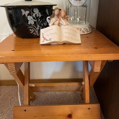 Sale Photo Thumbnail #456: Small table with decor