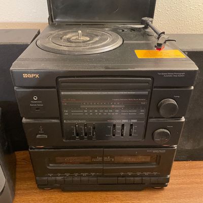Sale Photo Thumbnail #490: Record player spins and needle works but speed seems off