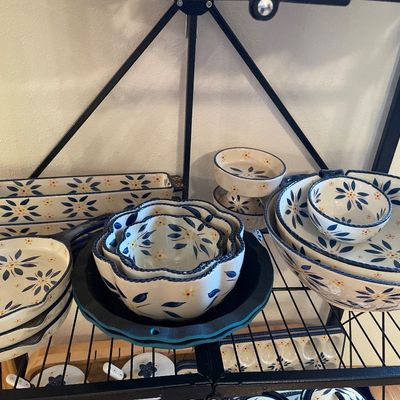 Sale Photo Thumbnail #118: Includes 2 cast iron 9 inch pie plates