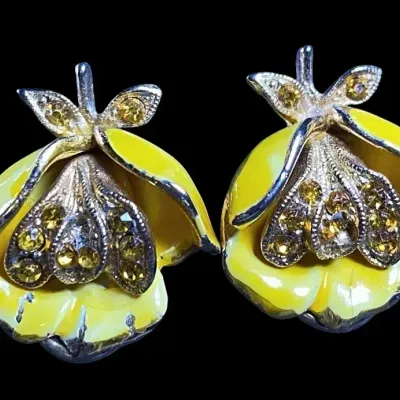 Vintage Kramer Of New York, Clip-On Earrings