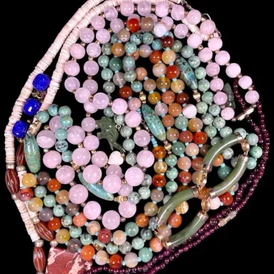 Vintage Jadeite, Rose quartz, Turquoise, Lapis Lazuli and more