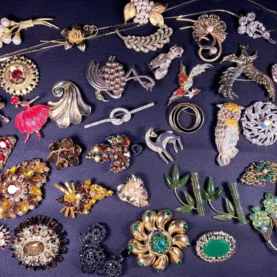 Vintage Brooches - Unsigned - Over 25!