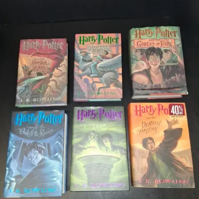 Harry Potter Hardcover Books, 6-Book Lot