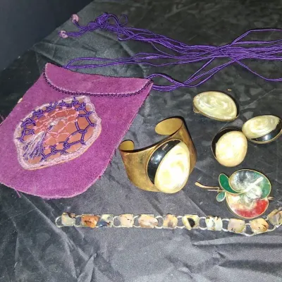 Southwestern Style Jewelry & Suede Purse Lot