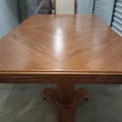 Oak Double Pedestal Dining Table with 6 Upholstered Chairs