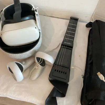 Meta Quest 2 Virtual Headset and a Jamstik