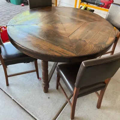 Table and Four Chairs