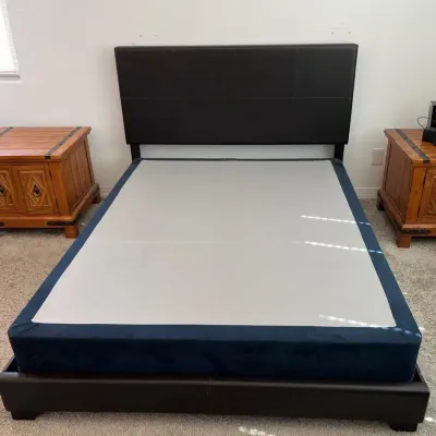 Bedframe With Headboard and Box Spring
