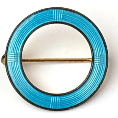 Sale Photo Thumbnail #279: Lot 8970 norway sterling silver circle brooch jewelry