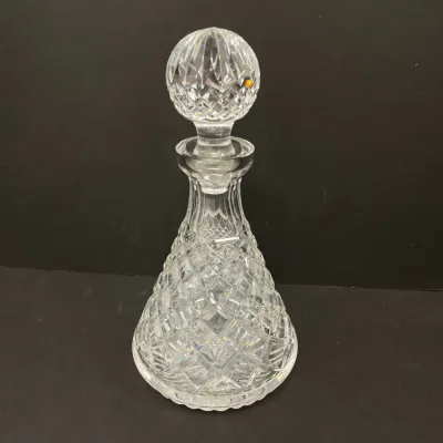 Sale Photo Thumbnail #380: Lot 9076 waterford crystal decanter w stopper