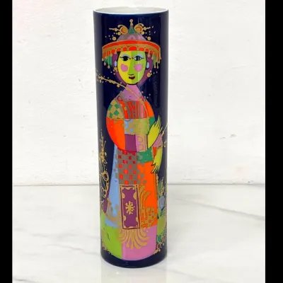 Sale Photo Thumbnail #428: Lot 9128 rosenthal studio linie bj rn wiinblad arabian nights vase