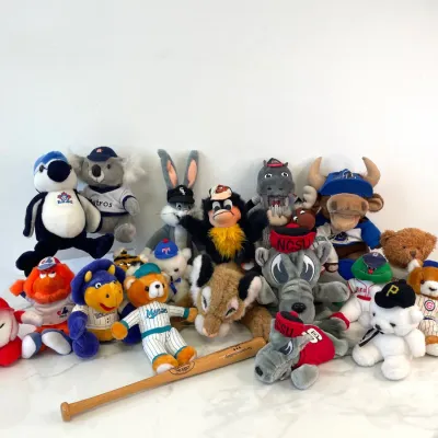 Sale Photo Thumbnail #68: Lot 8745 baseball mascots plush toys duke cubs red sox more