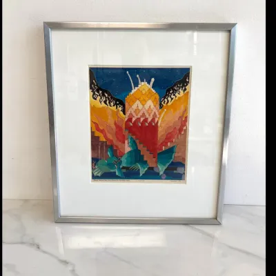 Sale Photo Thumbnail #42: Lot 8719 seabright signed vintage sinbad dragon art print