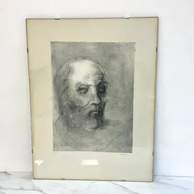Sale Photo Thumbnail #401: Lot 9098 thomas cornell signed michael angelo etching art