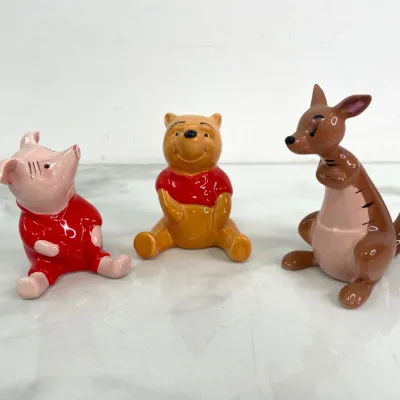 Sale Photo Thumbnail #388: Lot 9085 beswick england disney winnie the pooh piglet roo figurines