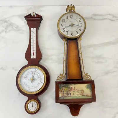 Sale Photo Thumbnail #77: Lot 8754 airguide thermometerbarometerhygrometer sessions wall clock