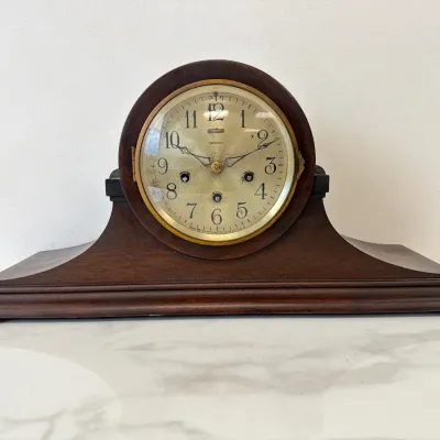 Sale Photo Thumbnail #215: Lot 8904 antique ansonia wood mantel clock