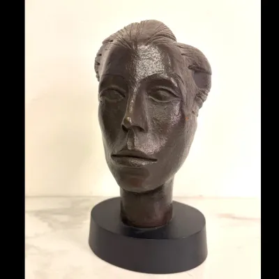 Sale Photo Thumbnail #400: Lot 9097 c c marini bronze bust sculpture art