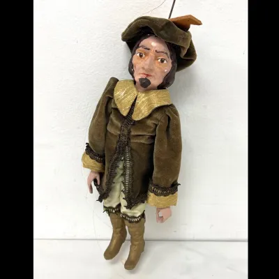 Sale Photo Thumbnail #412: Lot 9111 vintage handmade italian marionette