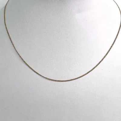 Sale Photo Thumbnail #2: Lot 8520 12k gold chain necklace jewelry