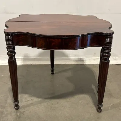 Sale Photo Thumbnail #460: Lot 50460 antique gate leg gaming table