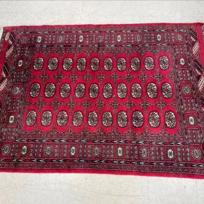 Sale Photo Thumbnail #435: Lot 11000 bokhara area rug about 6ft x 4ft in