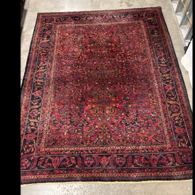 Sale Photo Thumbnail #462: Lot 50462 vintage persian wool area rug roughly 9ft x 11ft