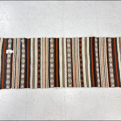 Sale Photo Thumbnail #103: Lot 8783 hand woven wool table runner