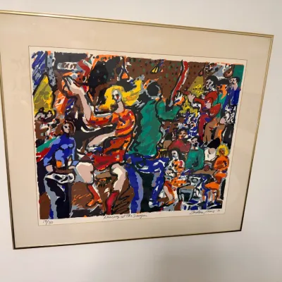 Sale Photo Thumbnail #316: Lot 9011 1974 gordon price dancing at the feenjon screenprint art