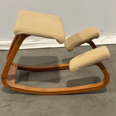 Sale Photo Thumbnail #445: Lot 50435 vintage scandinavian ergonomic kneeling chair