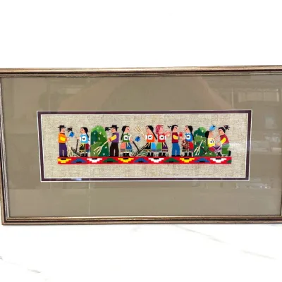 Sale Photo Thumbnail #11: Lot 8688 vintage slovak embroidery folk art