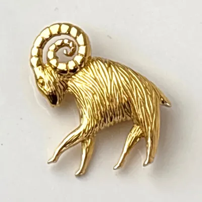 Sale Photo Thumbnail #273: Lot 8964 vintage d orlan aries ram pin brooch
