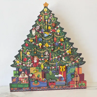 Sale Photo Thumbnail #186: Lot 8870 byer s choice traditions christmas tree advent calendar