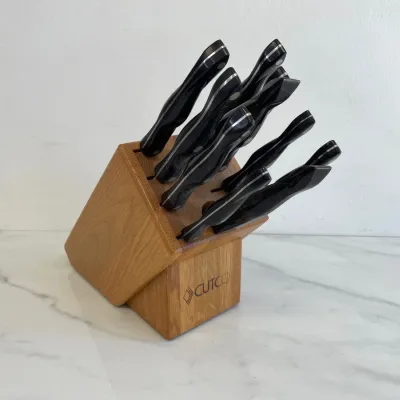 Sale Photo Thumbnail #120: Lot 8801 cutco knives set with block
