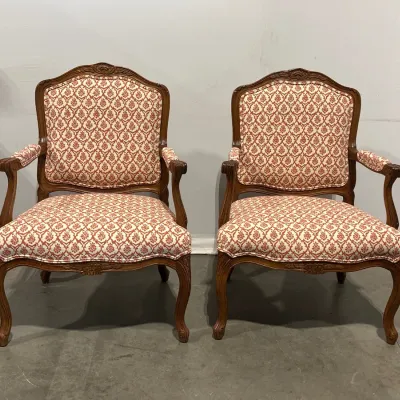 Sale Photo Thumbnail #466: Lot 50466 vintage regency style armchairs