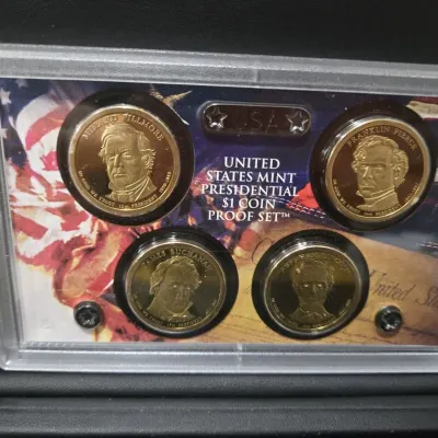 Sale Photo Thumbnail #9: Presidential $1 Coin Proof Set 2010
