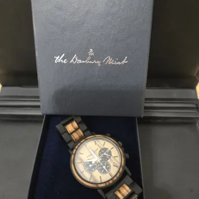 Sale Photo Thumbnail #35: The Danbury Mint Men's Craftsman Wooden Chronograph Watch