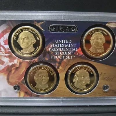 Sale Photo Thumbnail #6: Presidential $1 Coin Proof Set 2007-S