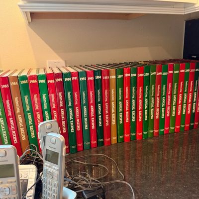 Sale Photo Thumbnail #132: A large collection of Southern Living Annual Recipes cookbooks, 