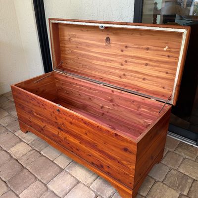 Sale Photo Thumbnail #115: Vintage Lane cedar chest